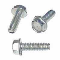 HWTF438 #4-40 x 3/8" Hex Washer Head, Un-Slotted, Thread Forming Screw, Zinc